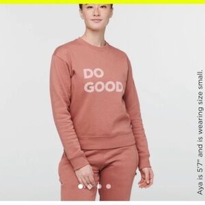 Cotopaxi Women’s Sweatshirt Crewneck Do Good Size Medium
